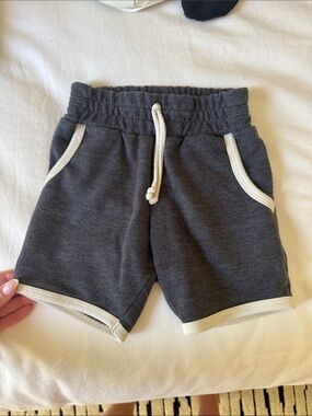 Childhoods clothing gray Shorts with Cream Trim